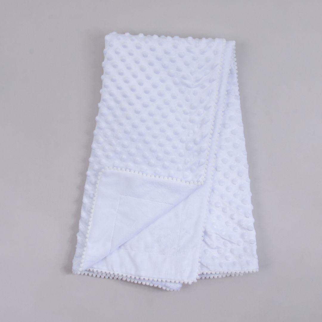Set Cobija Bebé y Peluche Conejo - Blanco