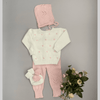 Conjunto Tejido Bebé Rosado Pepas