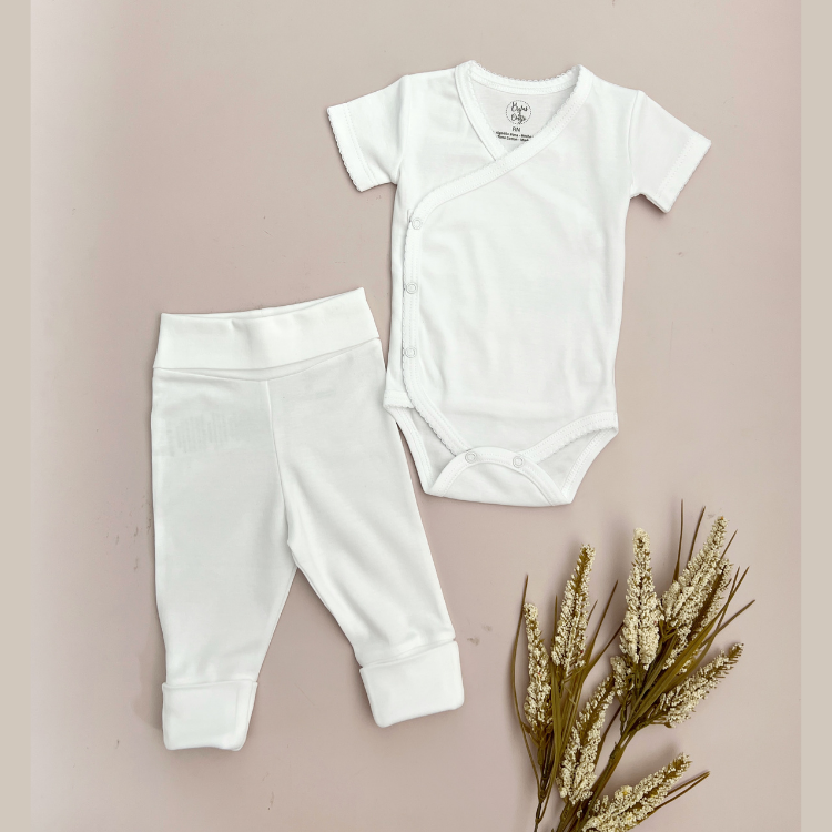 Set Mameluco Cruzado y Pantalón - Manga Corta