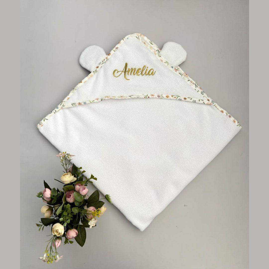Toalla Bebé Personalizada Niña