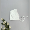 Gorro Bebé Algodón Pima Bonnet Blanco