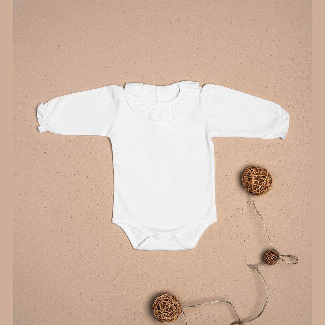 Body o Mameluco Bebé con Cuello Algodón Pima