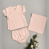 Conjunto Bebé Algodon Rosado