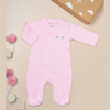 Pijama Bebé Termica Algodon Pima Rosada