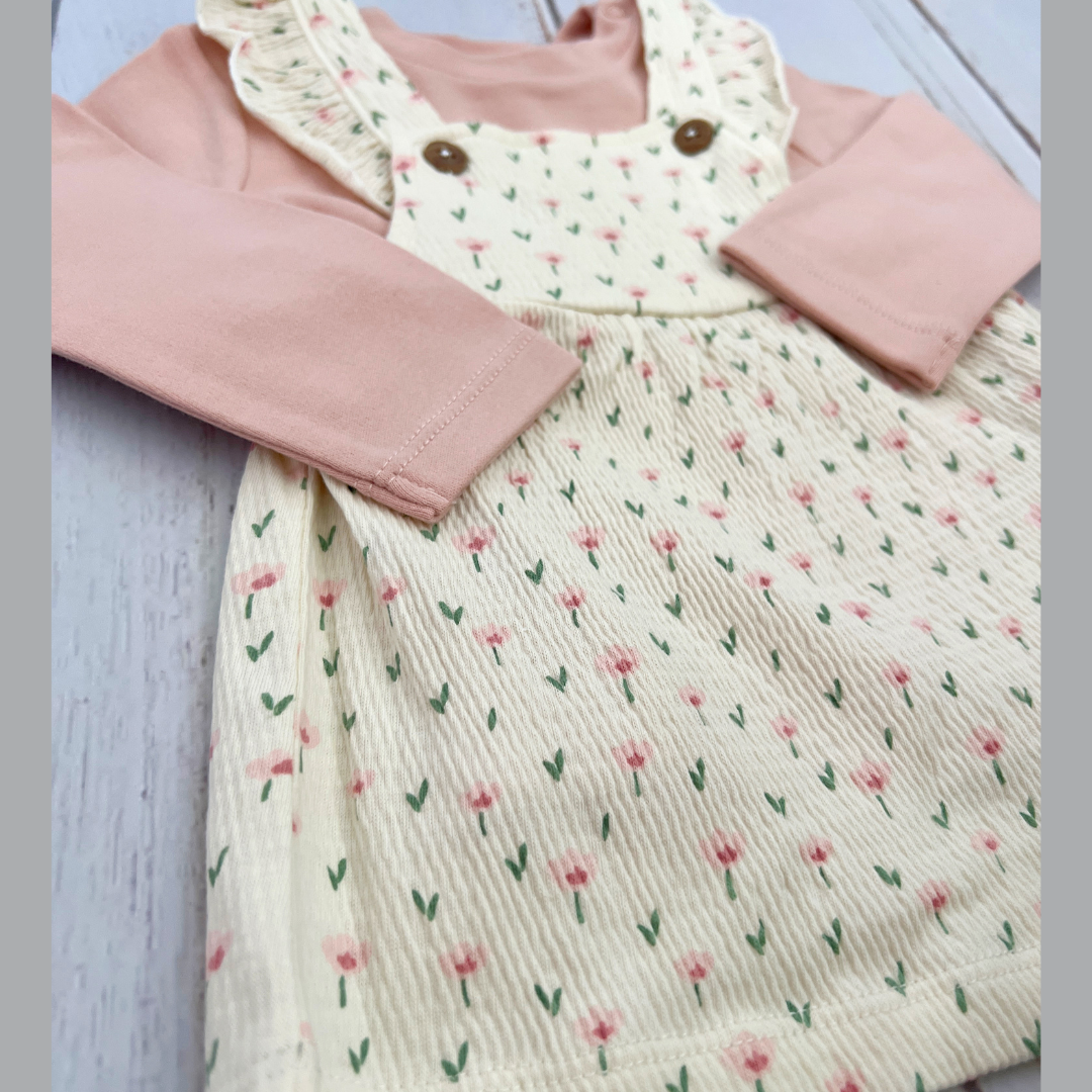 Vestido Florecitas con Medias