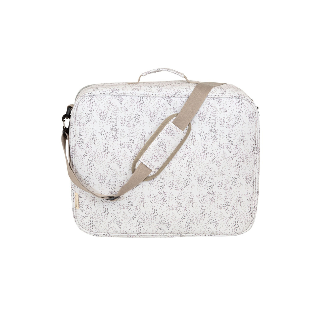 Maleta con Cambiador Dots Lila