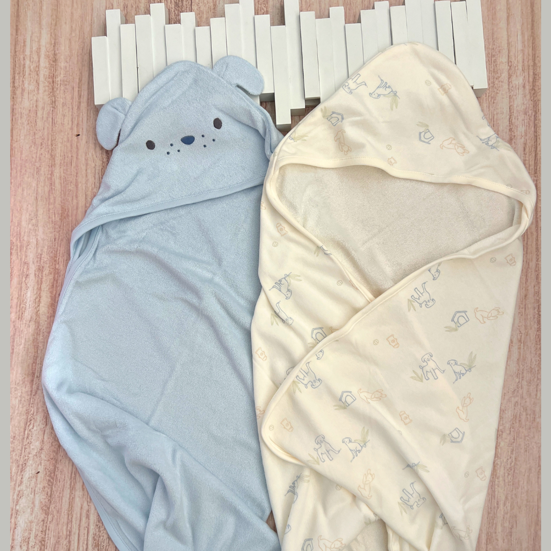 Toalla Ligera x2 Capota Celeste
