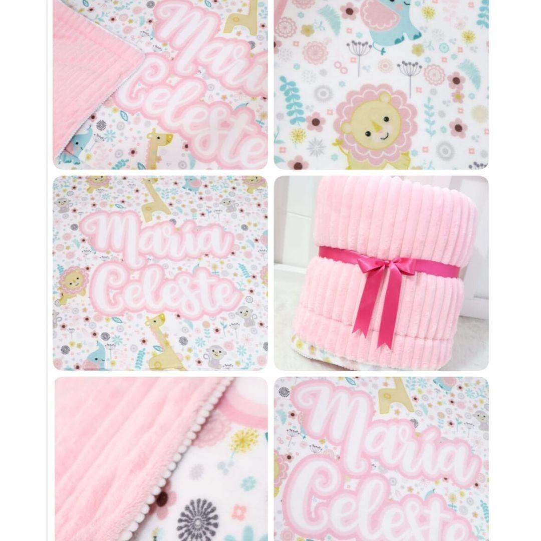 Cobija Bebé Estampada Personalizada Niña