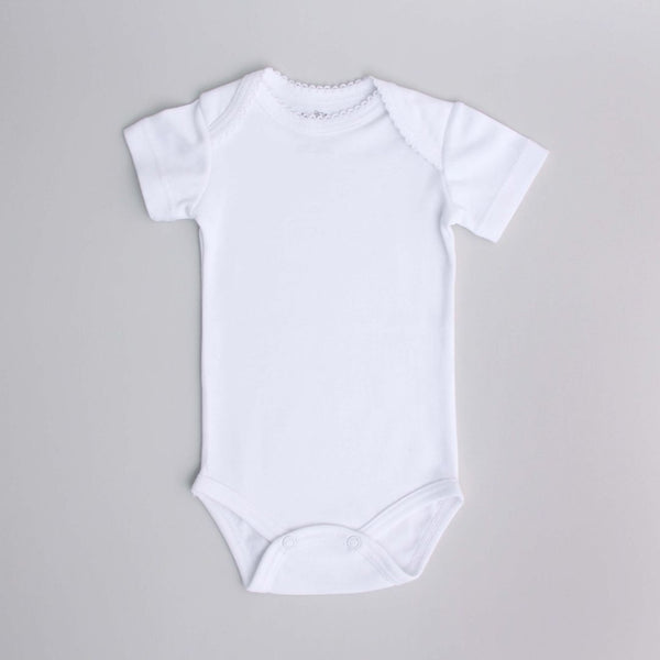 Body blanco bebé manga larga (3-6 meses)