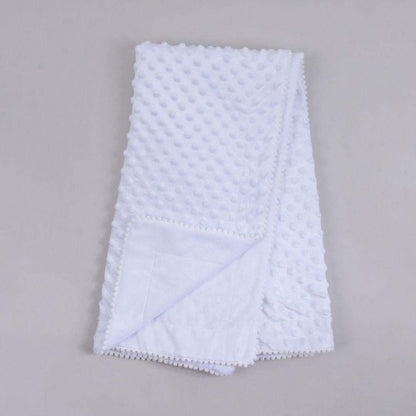 Set Cobija Bebé y Peluche Conejo - Blanco