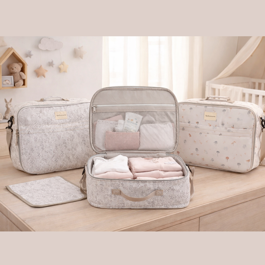 Maleta con Cambiador Dots Lila