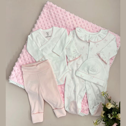 Combo Bebé Recién Nacido Pijama Conejos