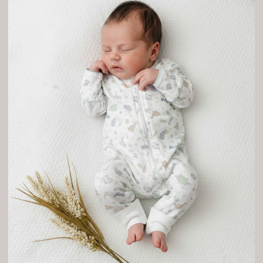 Pijama Bebé Algodón Pima Dinosaurios