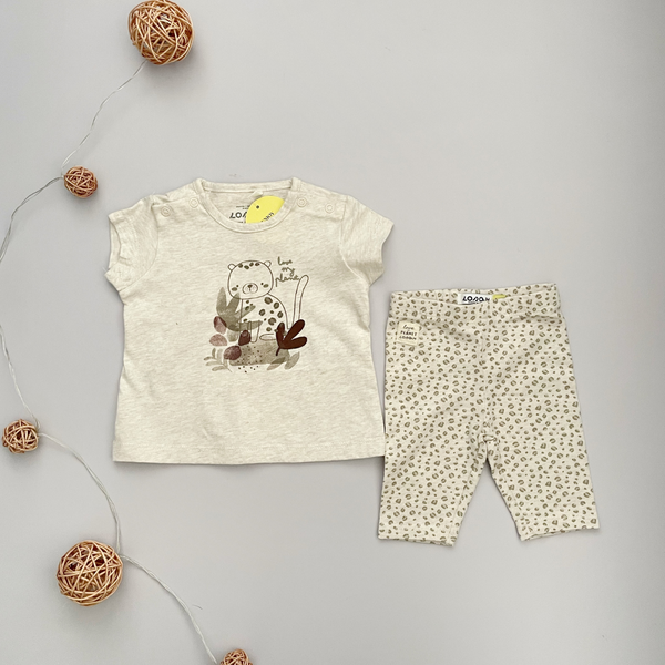Camiseta y Leggings Bebé Animal Print