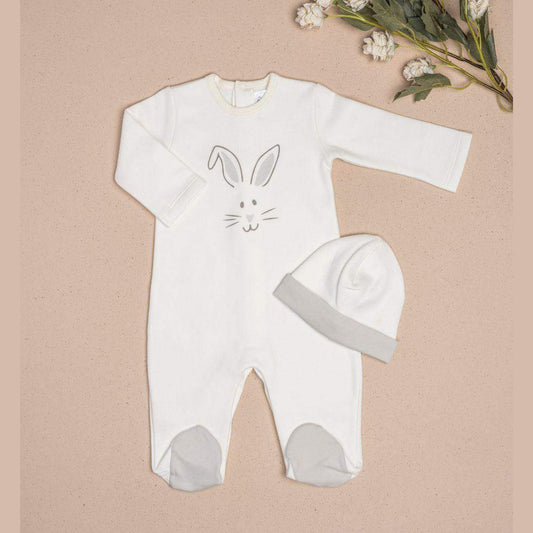 Pijama Bebé Termica Algodon Pima Conejo