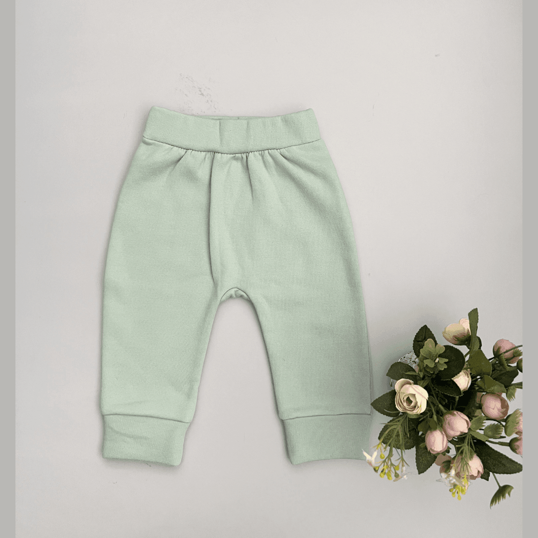 Pantalón Bebé Recien Nacido Bombacho Verde