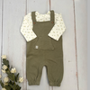 Overol y Camiseta Peras Verde