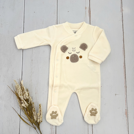 Pijama Fleece Osito Aplique Unisex