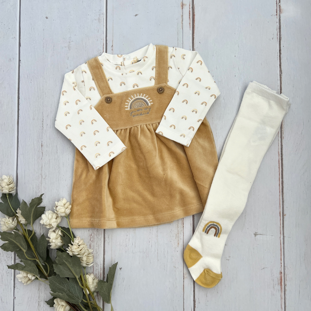 Vestido Pana Arcoiris con Medias