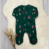 Pijama Algodon Navidad Verde