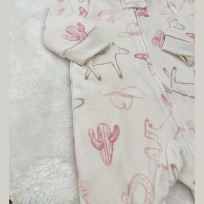 Pijama Fleece Herraduras y Caballos