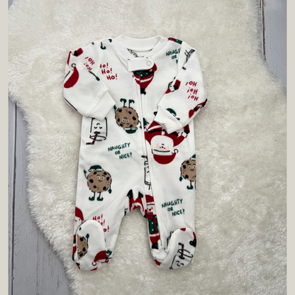 Pijama Fleece Papa Noe y Galletas