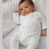 Pijama Bebé Algodón Pima Conejos Celestes