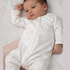 Pijama Bebé Algodón Pima Conejos Rosados