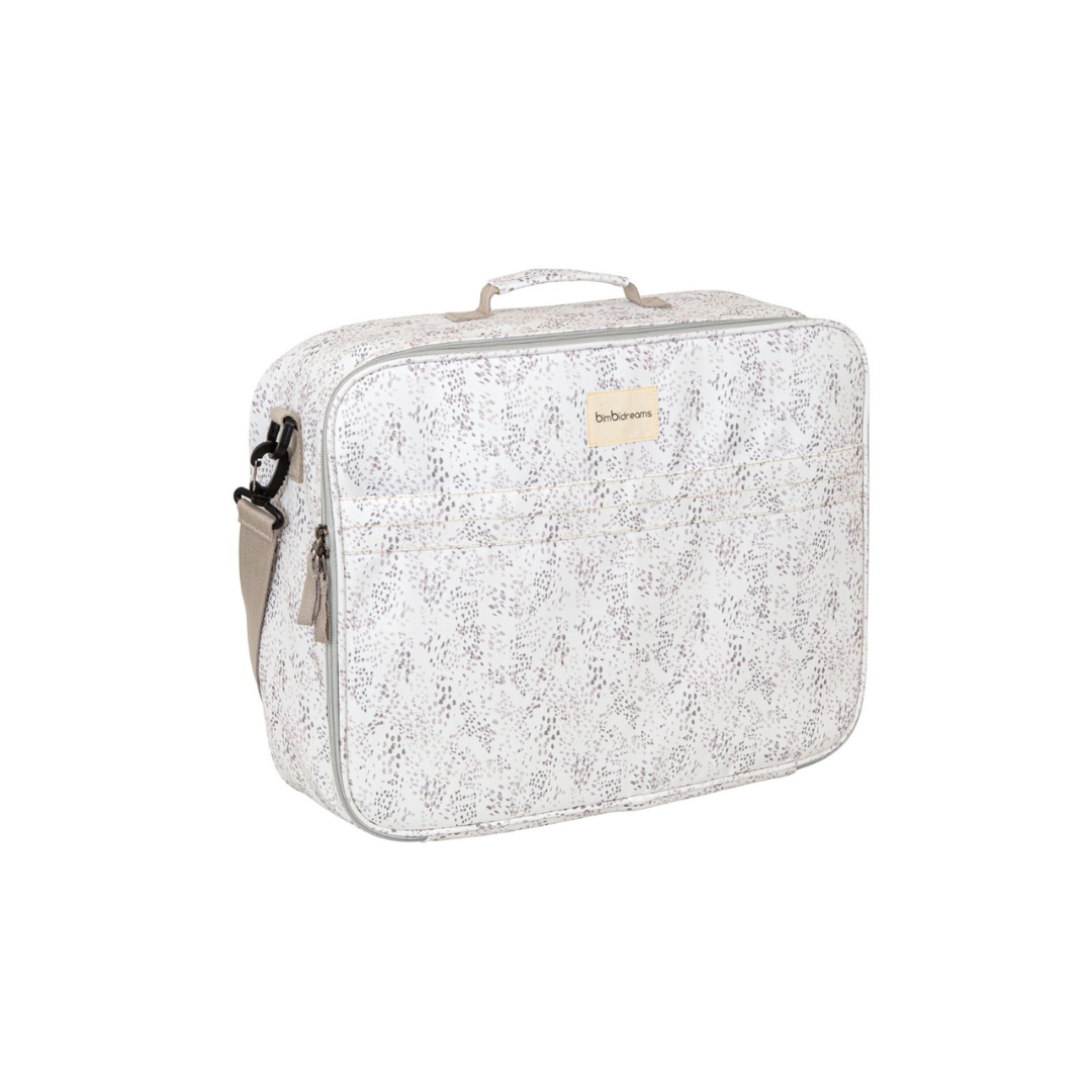 Maleta con Cambiador Dots Lila
