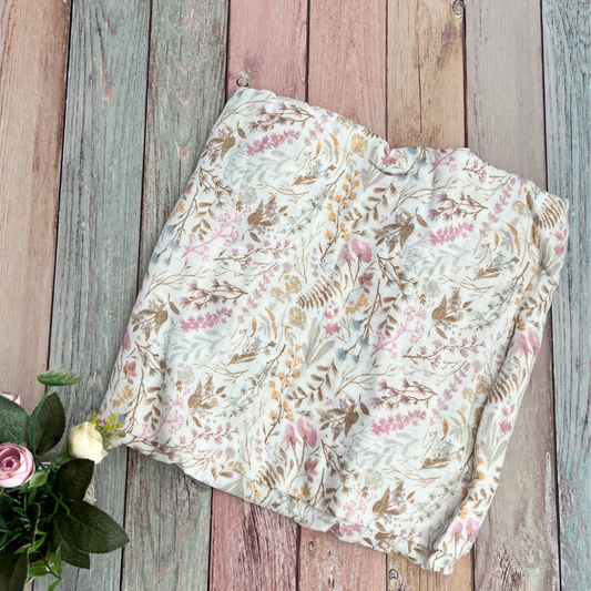 Muselina Bambú Floral
