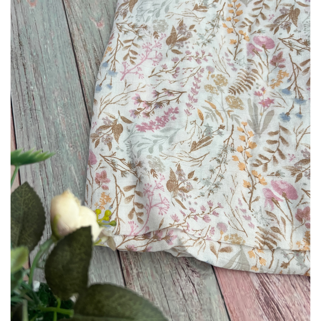 Muselina Bambú Floral