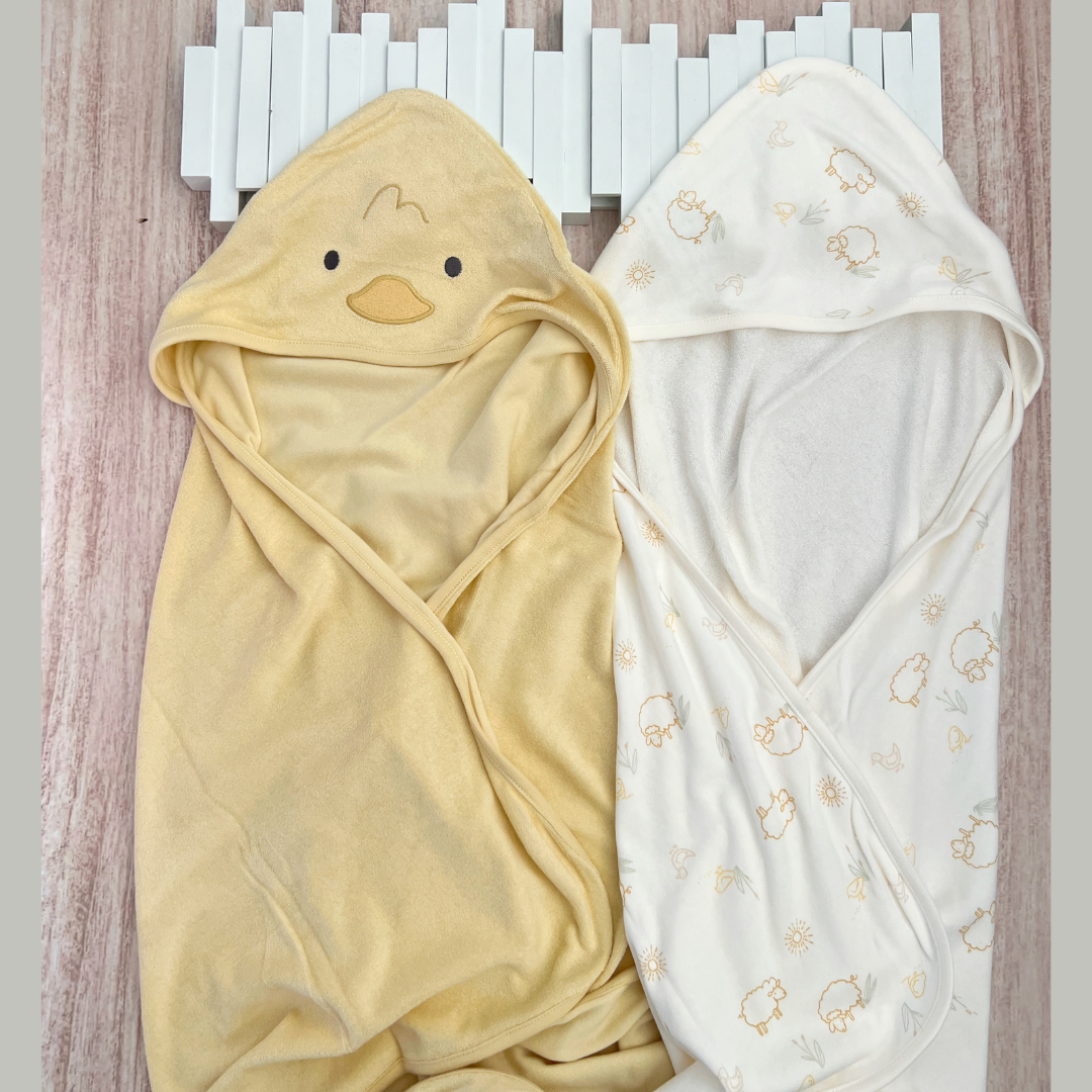 Toalla Ligera x2 Capota Amarillo