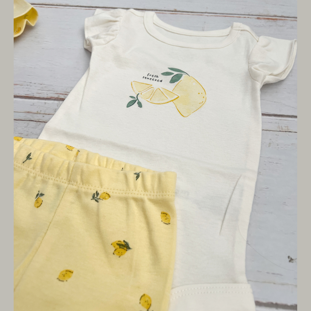 Set Pantalon y Bodies Limones