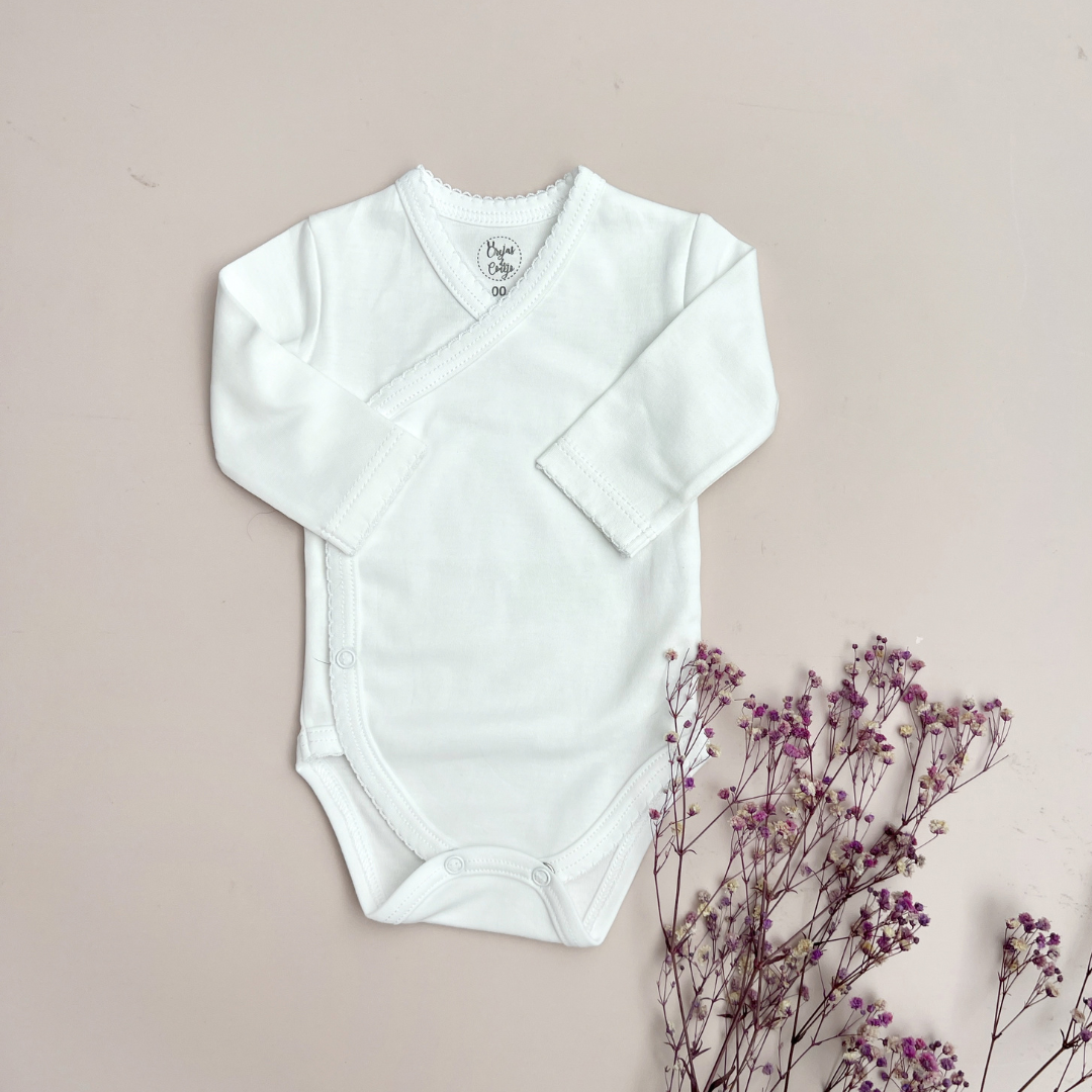 Body Cruzado Conejos Blanco - Prematuro