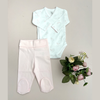 Set Body y Pantalon Pies Algodon Pima - Prematuro
