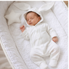 Set Bebé 3 Prendas Enterizo Orejas de Conejo Blanco