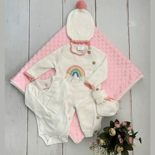 Combo Ropa y Accesorios Arcoiris Niña