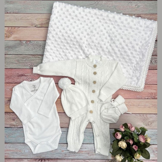 Combo Ropa y Accesorios Enterizo Trenzado Unisex