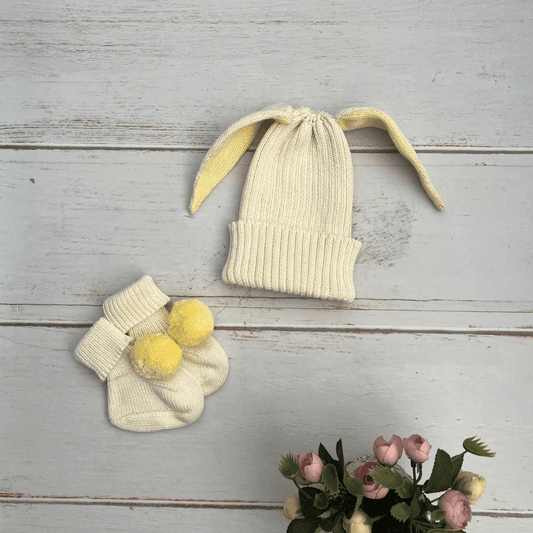 Set Gorro Orejas y Medias Unisex