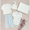 Set Completo Bebé Prematuro - Celeste