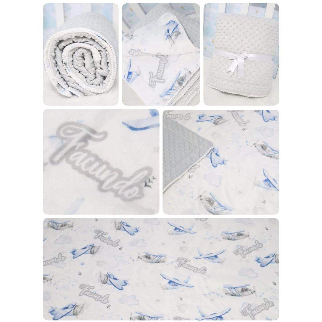 Cobija Bebé Estampada Personalizada Niño