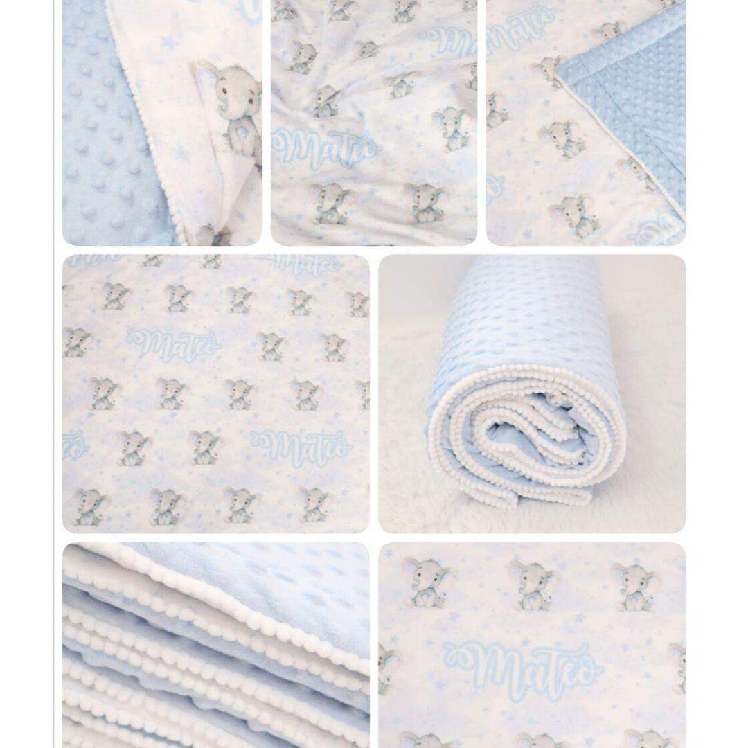 Cobija Bebé Estampada Personalizada Niño