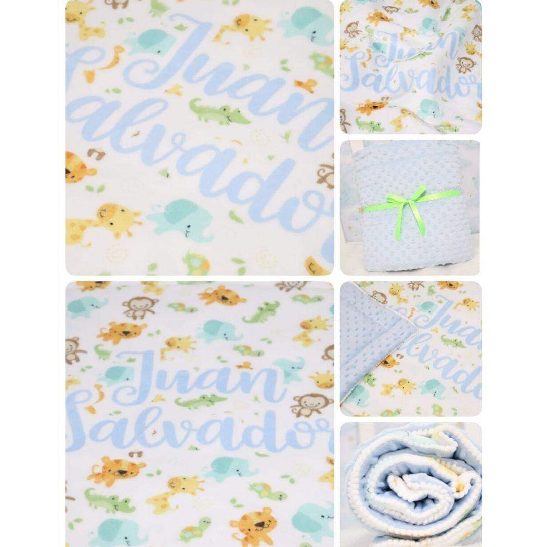 Cobija Bebé Estampada Personalizada Niño