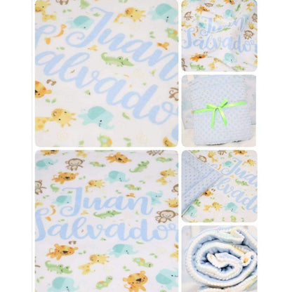 Cobija Bebé Estampada Personalizada Niño