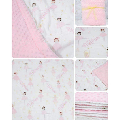 Cobija Bebé Estampada Personalizada Niña