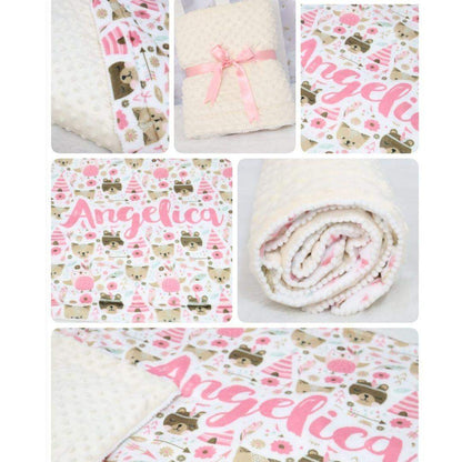 Cobija Bebé Estampada Personalizada Niña