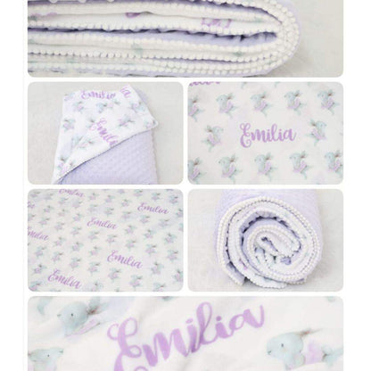 Cobija Bebé Estampada Personalizada Niña