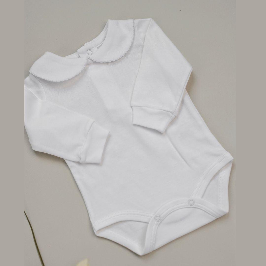 Body o Mameluco Bebé con Cuello Algodón Pima
